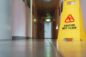 wet floor sign